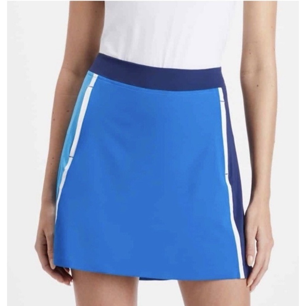 G/FORE A-Line Skort Blue White Color Block Golf Tennis Pickleball Women's S